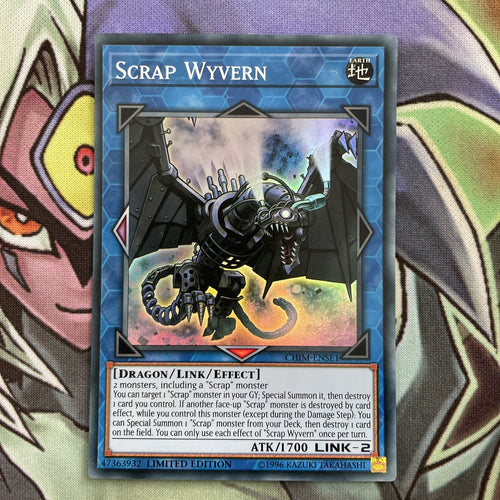 CHIM-ENSE1 Scrap Wyvern Super Rare Limited Edition NM Yugioh Card
