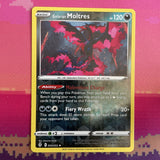 Pokemon Card Galarian Moltres Evolving Skies Reverse Holo Rare 093/203 NM