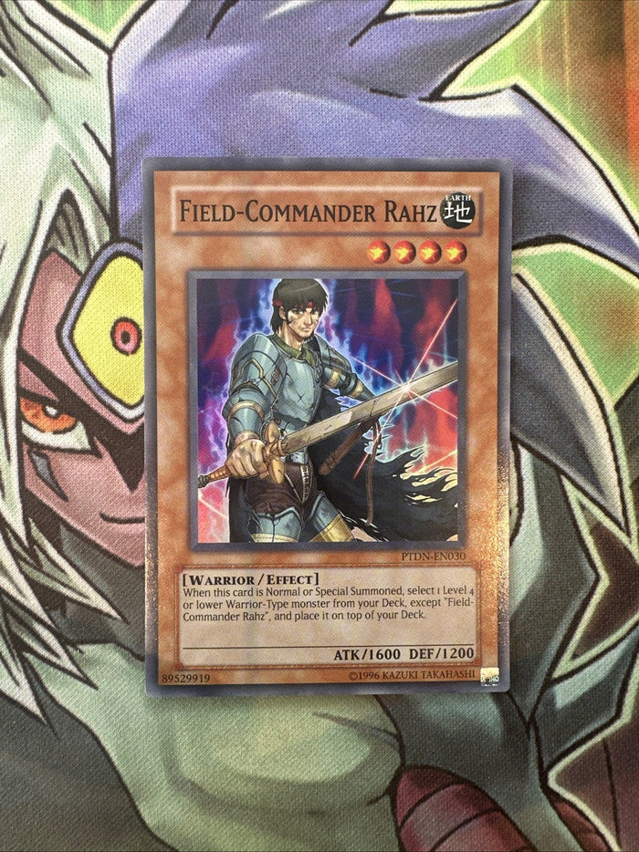 PTDN-EN030 Field-Commander Rahz Super Rare Unlimited Edition NM Yugioh Card