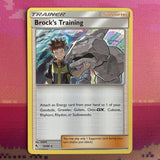 Pokemon Card Brock's Training Hidden Fates Holo Rare 55/68 Near Mint