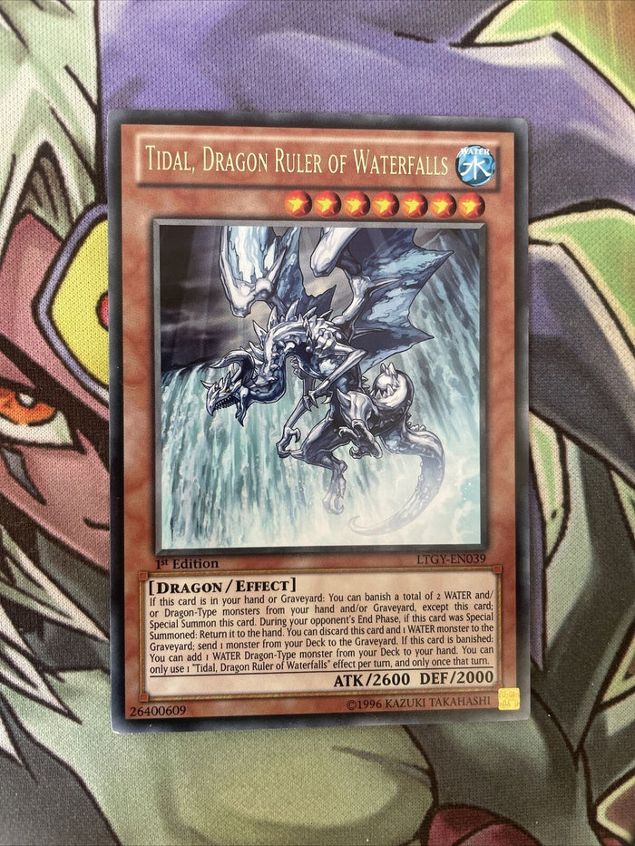 LTGY-EN039 Tidal, Dragon Ruler Of Waterfalls Rare Mixed Edition NM Yugioh Card