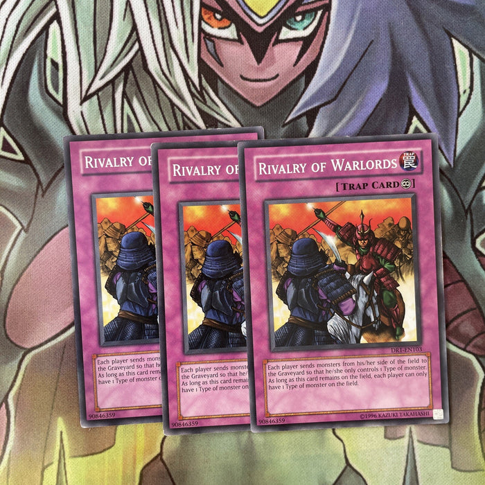 DR1-EN103 x3 Rivalry of Warlords Common Excellent Condition Yugioh