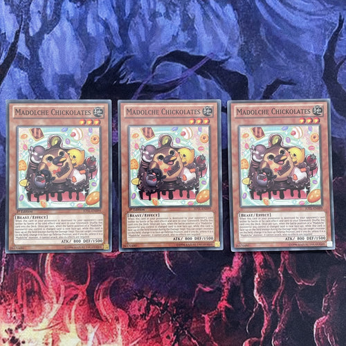 JOTL-EN099 x3 MADOLCHE CHICKOLATES Yugioh: