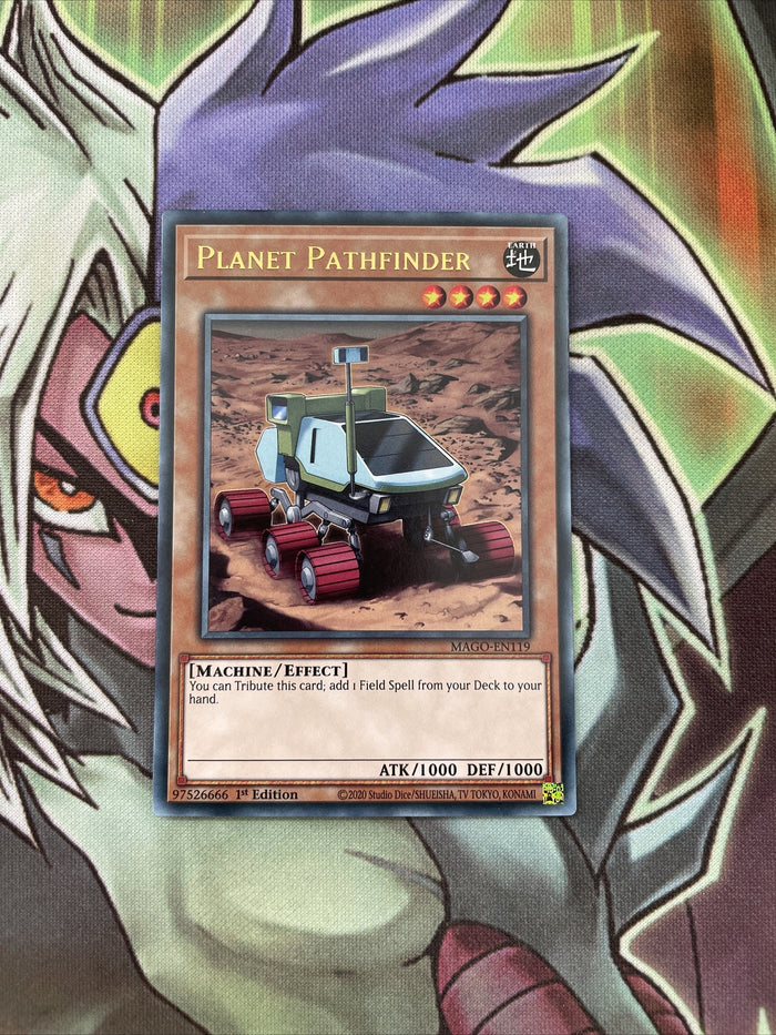 MAGO-EN119 Planet Pathfinder Gold Rare 1st Edition NM Yugioh Card