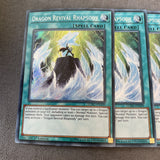 LCKC-EN109 x3 Dragon Revival Rhapsody Secret Rare 1st Edition Mint YuGiOh