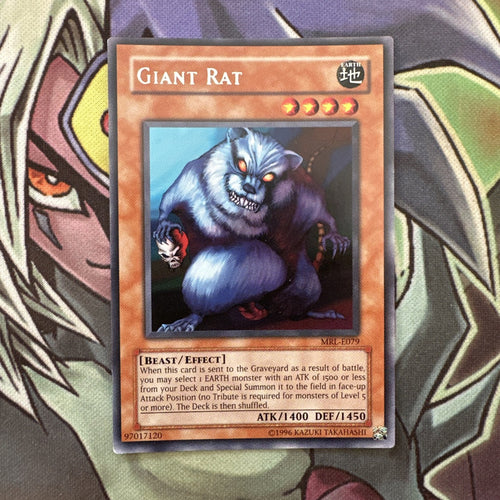 MRL-E079 Giant Rat Rare Unlimited Edition NM Yugioh Card