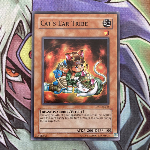 DR1-EN136 Cat's Ear Tribe Common UNL Edition NM Yugioh Card