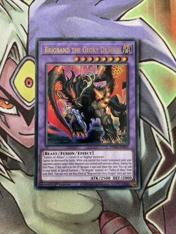PHRA-EN031 Brigand The Glory Dragon Ultra Rare 1st Edition NM Yugioh Card