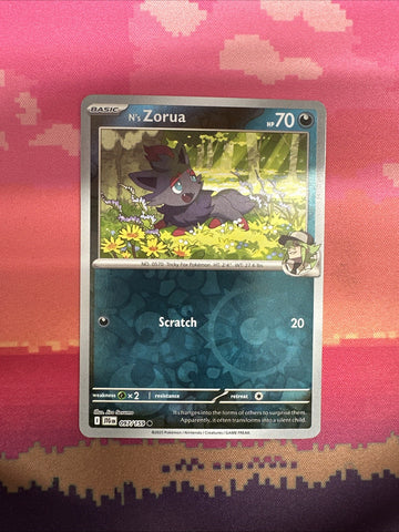 Pokemon Card N's Zorua Journey Together Reverse Holo 097/159 Near Mint