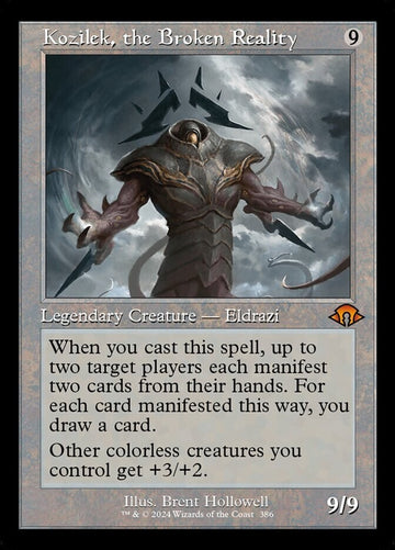 Kozilek, The Broken Reality - Modern Horizions 3 Retro Frame Excellent Magic MTG