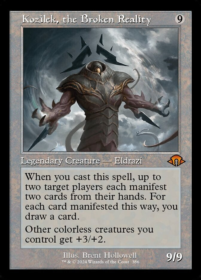 Kozilek, The Broken Reality - Modern Horizions 3 Retro Frame Excellent Magic MTG