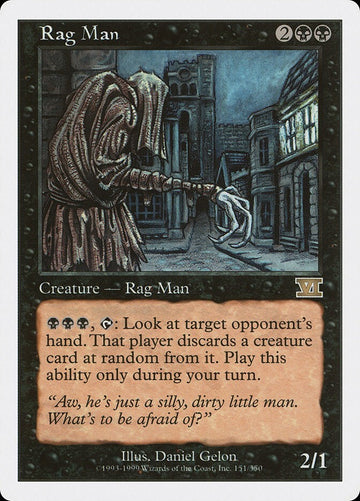 Rag Man - Sixth Edition Rare Excellent Magic MTG