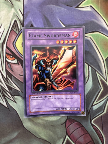 MRL-E111 Flame Swordsman Common 1st Edition NM Yugioh Card