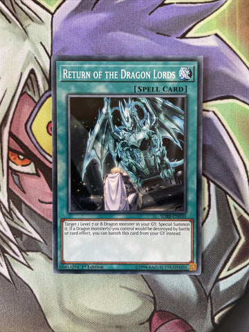 SDRR-EN030 Return Of The Dragon Lords Common 1st Edition Near Mint Yugioh Card