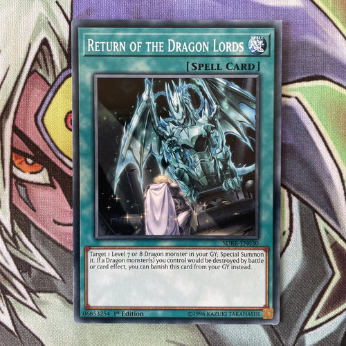 SDRR-EN030 Return Of The Dragon Lords Common 1st Edition Near Mint Yugioh Card