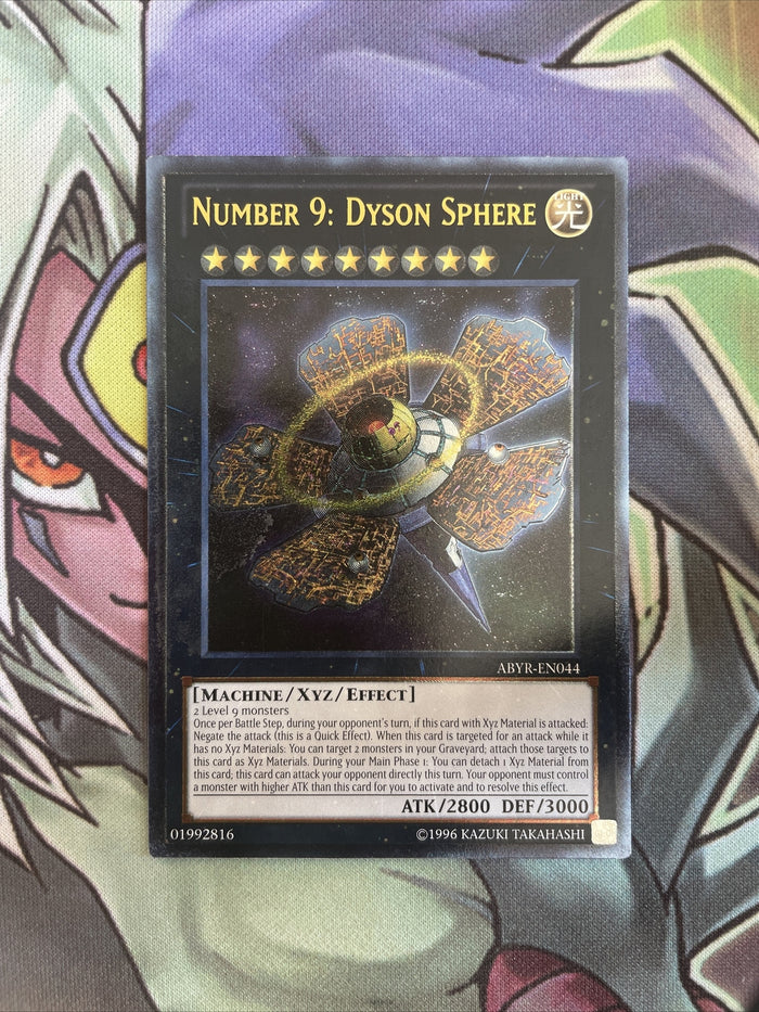 ABYR-EN044 Number 9: Dyson Sphere Ultimate Rare Unlimited Edition NM Yugioh