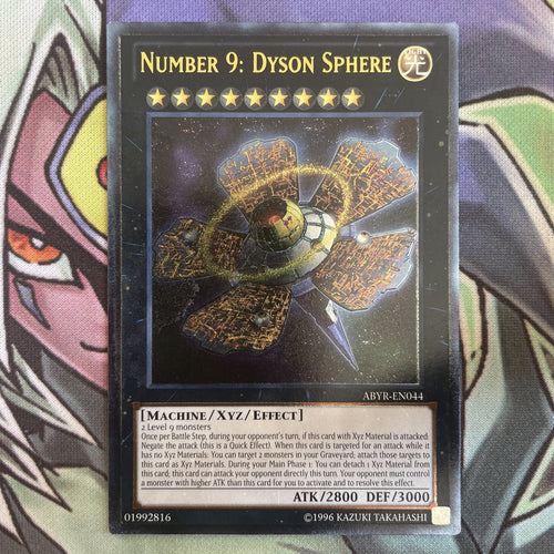 ABYR-EN044 Number 9: Dyson Sphere Ultimate Rare Unlimited Edition NM Yugioh
