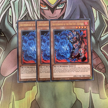 MAGO-EN071 x3 Brotherhood of the Fire Fist - Buffalo Rare Excellent Cond Yugioh