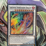 LEDE-EN040 Sagenpai Transcendent Dragion Super Rare 1st Edition NM Yugioh Card