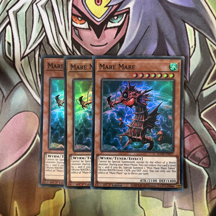 EGO1-EN017 x3 Mare Mare Super Rare Excellent Condition Yugioh
