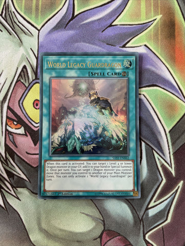 SAST-EN062 World Legacy Guardragon Ultra Rare 1st Edition NM Yugioh Cards