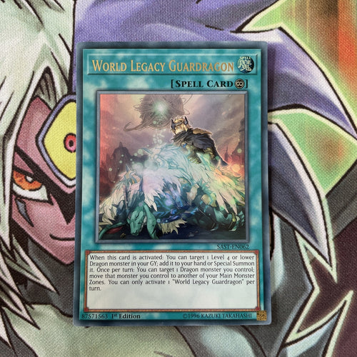 SAST-EN062 World Legacy Guardragon Ultra Rare 1st Edition NM Yugioh Cards