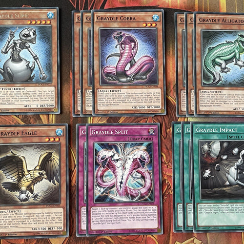 Deck Graydle YuGiOh 16 Cards Core