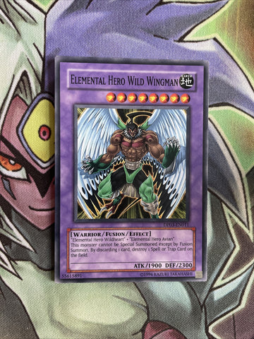 DP03-EN011 Elemental Hero Wild Wingman Common UNL Edition NM Yugioh Card