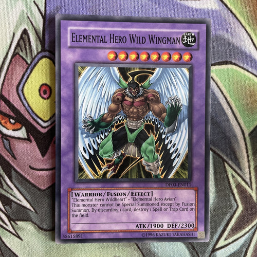 DP03-EN011 Elemental Hero Wild Wingman Common UNL Edition NM Yugioh Card