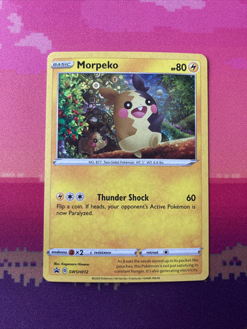 Pokemon Card Morpeko SWSH012 Black Star Promo General Mills Near Mint Condition