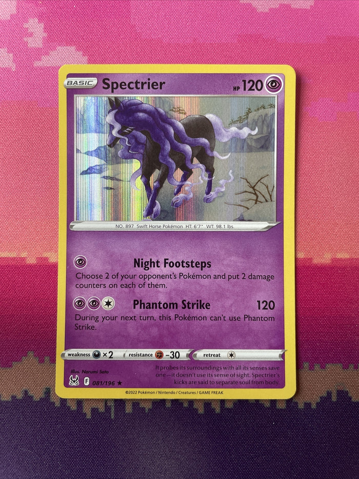 Pokemon Card Spectrier Lost Origin Holo Rare 081/196 NM
