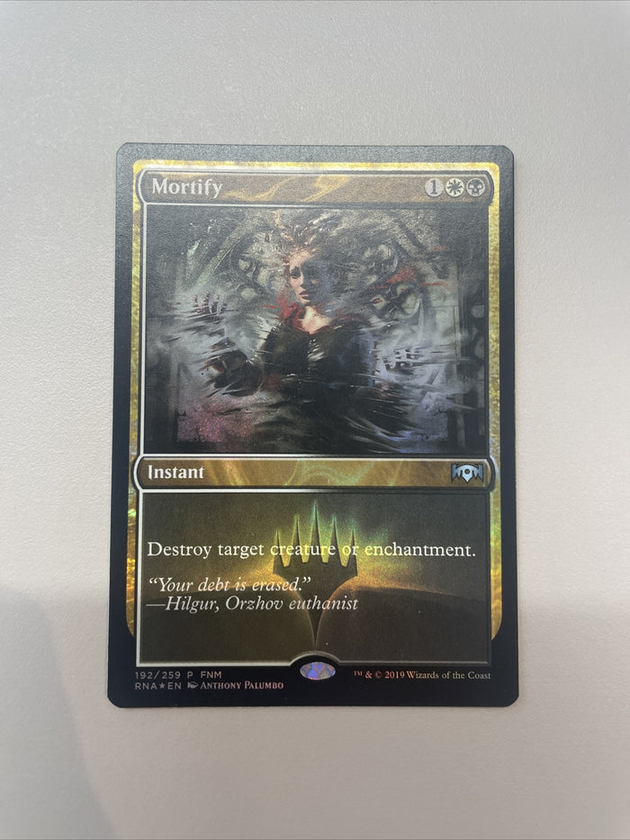 Mortify - FNM Promo FOIL Excellent Magic MTG