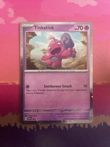 Pokemon Card Tinkatink 025 Black Star Promo Near Mint