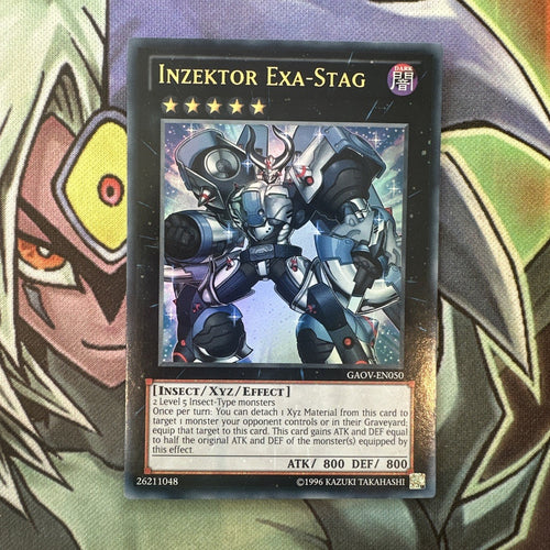 GAOV-EN050 Inzektor Exa-Stag Ultra Rare Unlimited Edition NM Yugioh Card