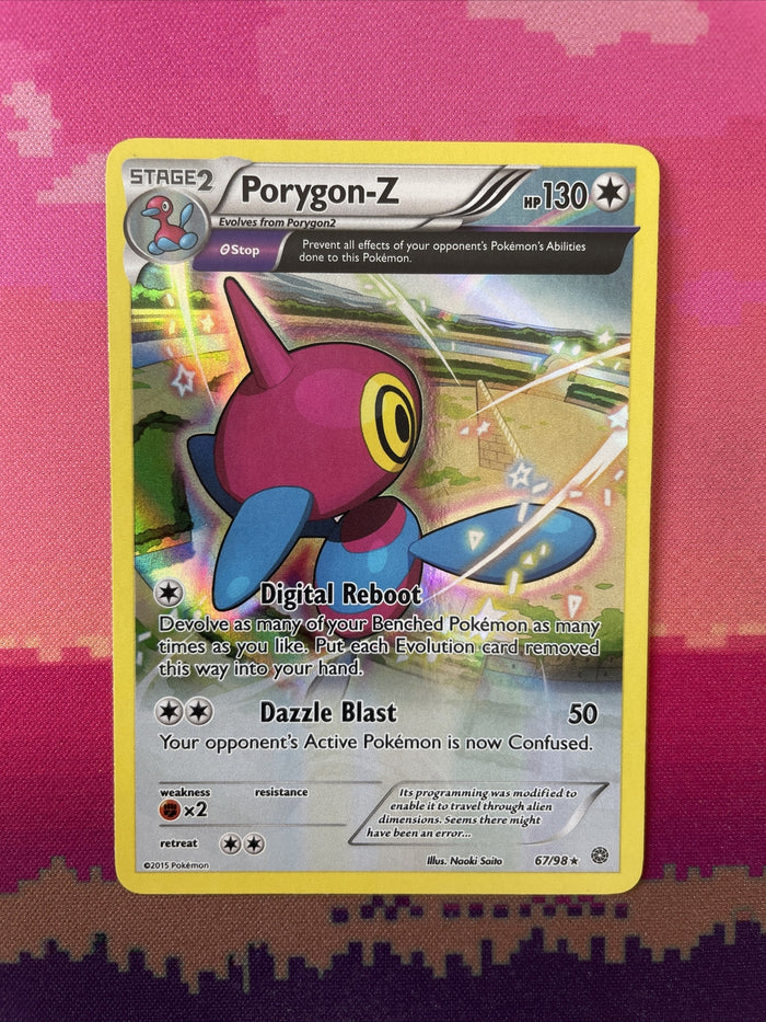 Pokemon Card Porygon-Z Ancient Origin Holo Rare 67/98 NM