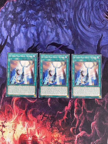 MP19-EN268 x3 Sky Striker Mecha Modules - Multirole Common 1st Mint YuGiOh