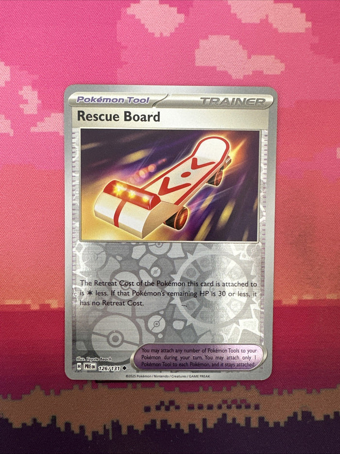 Pokemon Card Rescue Board Prismatic Evolutions Reverse Holo 126/131 Near Mint