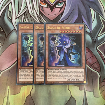 LED8-EN021 x3 Sauge de Fleur Ultra Rare Excellent Condition Yugioh