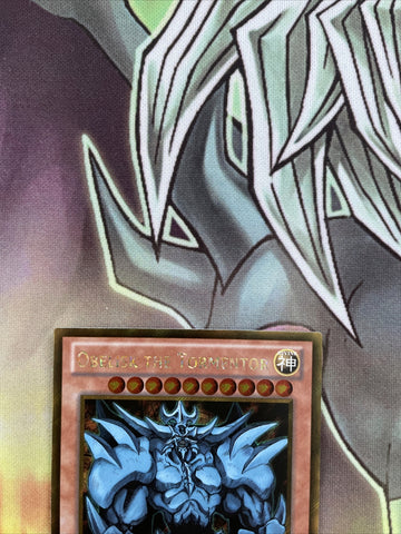 PGLD-EN030 Obelisk The Tormentor Gold Secret Rare 1st Edition Yugioh Card NM (back)