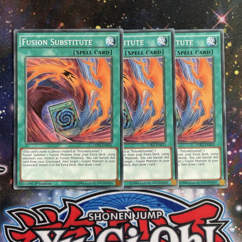 LDK2-ENK31 x3 Fusion Substitute Common Playset Yugioh