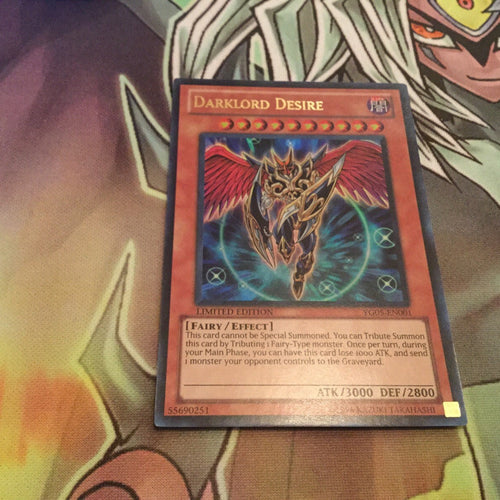 YG05-EN001 1x Ultra Rare Darklord Desire Yugioh