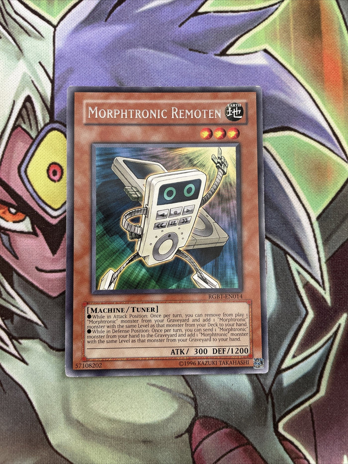 RGBT-EN014 Morphtronic Remoten Rare UNL Edition NM Yugioh Card