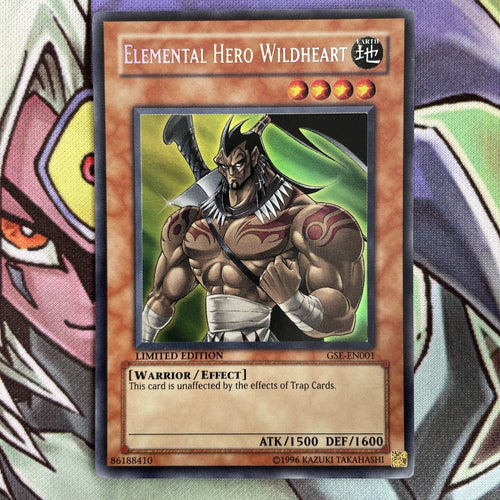 GSE-EN001 Elemental Hero Wildheart Secret Rare 1st Edition NM Yugioh Card