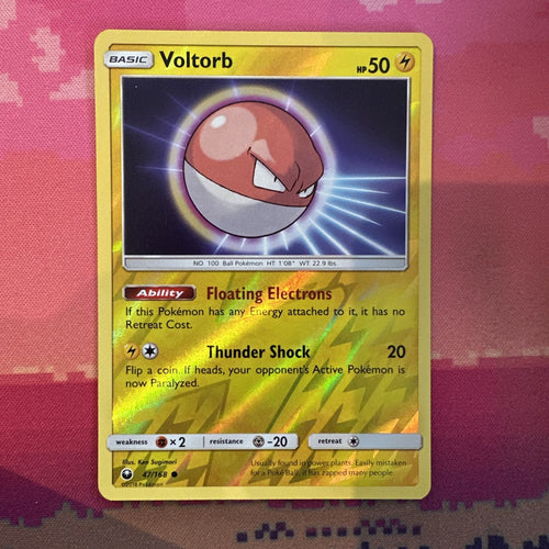 Pokemon Card Voltorb Celestial Storm Reverse Holo 47/168 Near Mint