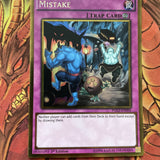 PGL3-EN096 Mistake Gold Rare 1st edition Mint YuGiOh Card
