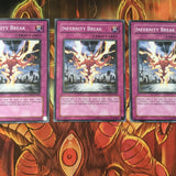 TSHD-EN069 Yugioh 3x Infernity Break 1st Edition VG- NM Condition