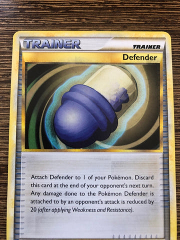 Pokemon Card Trainer Defender 72/90 - Pokemon Card - Excellent Near Mint (back)