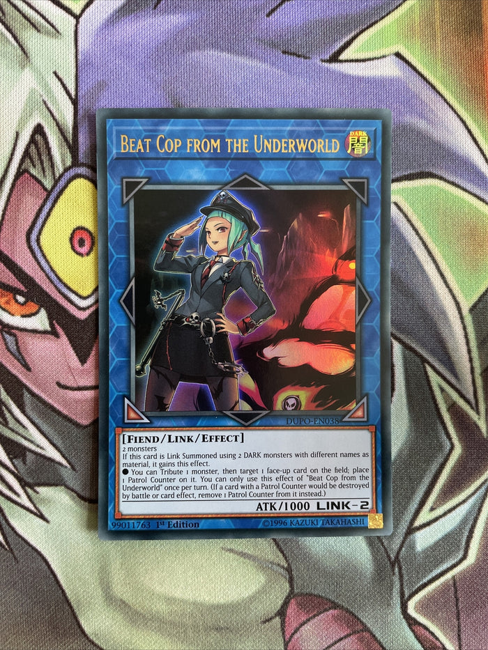 DUPO-EN038 Beat Cop From The Underworld Ultra Rare 1st Edition NM Yugioh Card