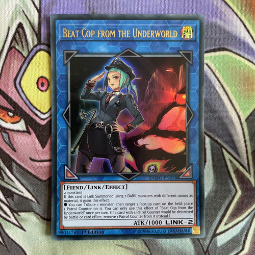 DUPO-EN038 Beat Cop From The Underworld Ultra Rare 1st Edition NM Yugioh Card