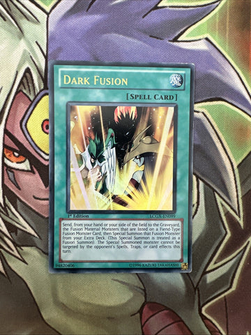 LCGX-EN099 Dark Fusion Ultra Rare 1st Edition NM Yugioh Card